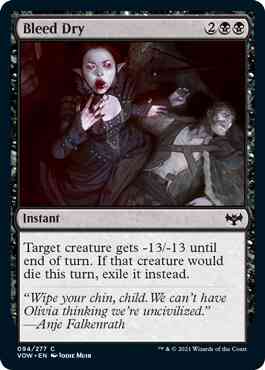 Bleed Dry [94] [Innistrad: Crimson Vow] [Non-Foil]