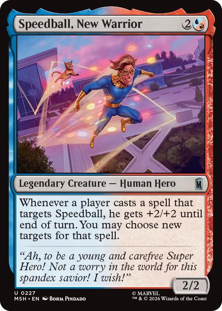 Speedball, New Warrior [227] [Marvel Super Heroes] [Non-Foil]