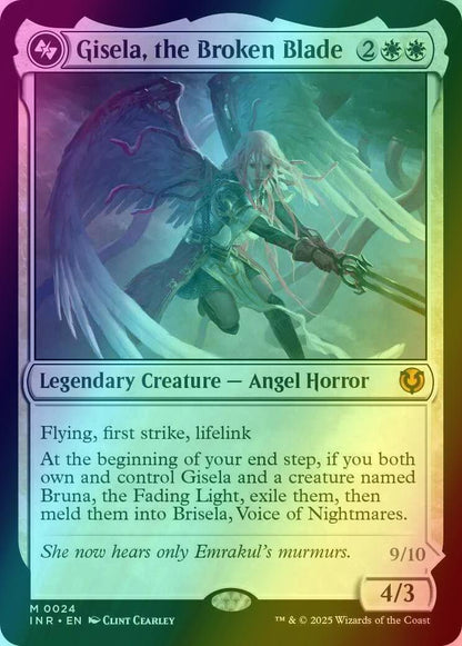Gisela, the Broken Blade // Brisela, Voice of Nightmares [24] [Innistrad Remastered] [Foil]