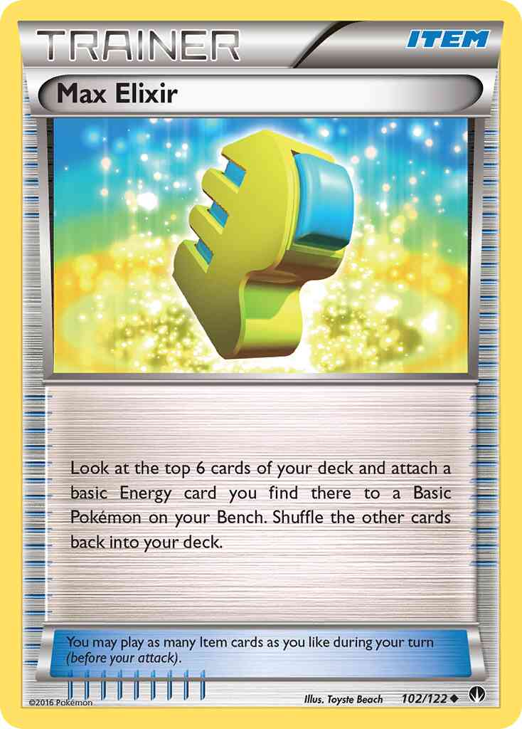 Max Elixir - 102/122 - Uncommon [xy9-102] [Reverse Holo]