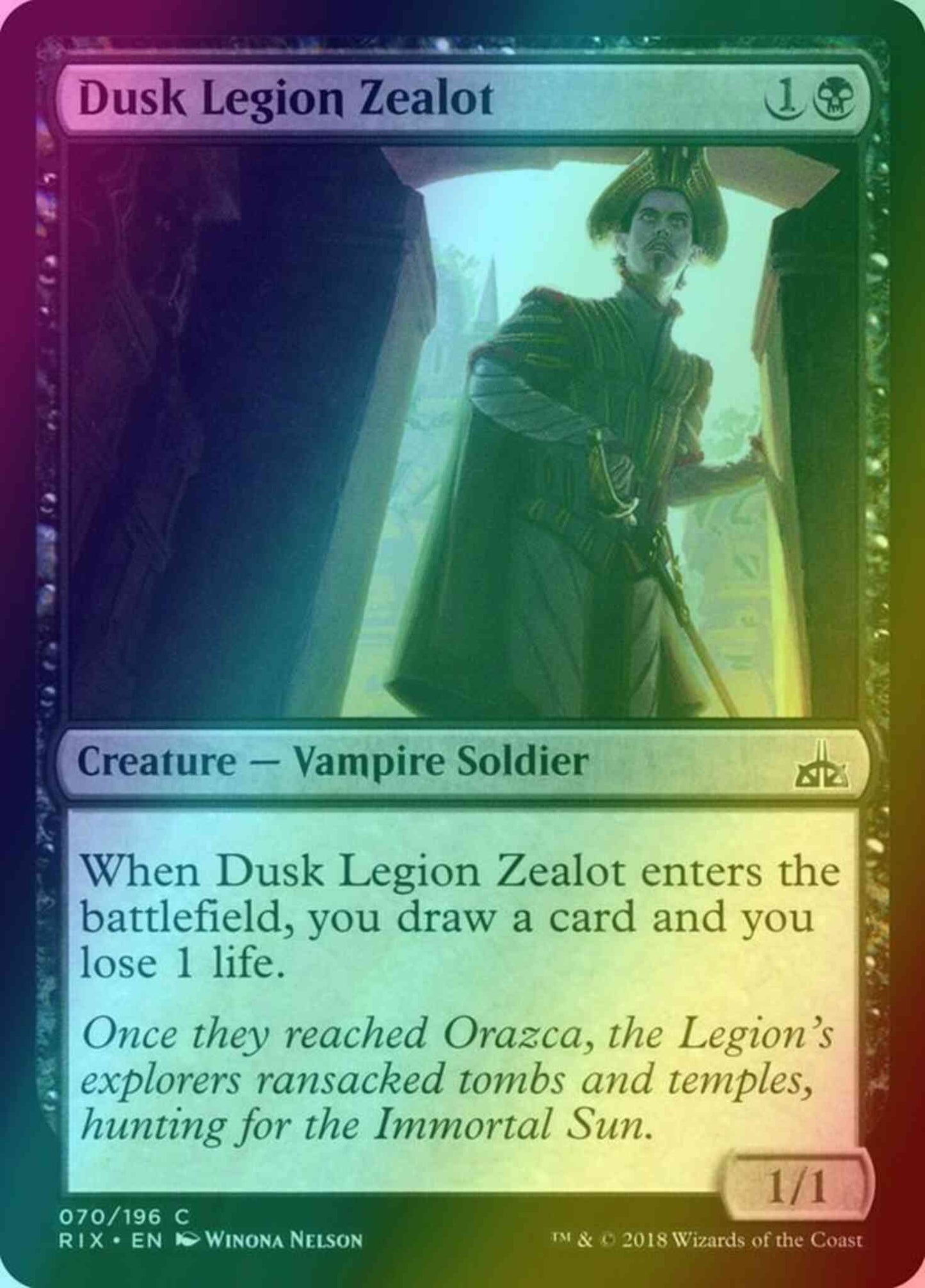 Dusk Legion Zealot [70] [Rivals of Ixalan] [Foil]