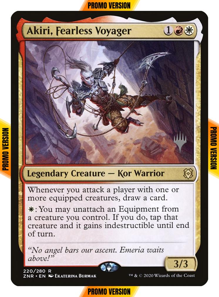 Akiri, Fearless Voyager [Promo Pack] [220p] [Zendikar Rising Promos] [Non-Foil]