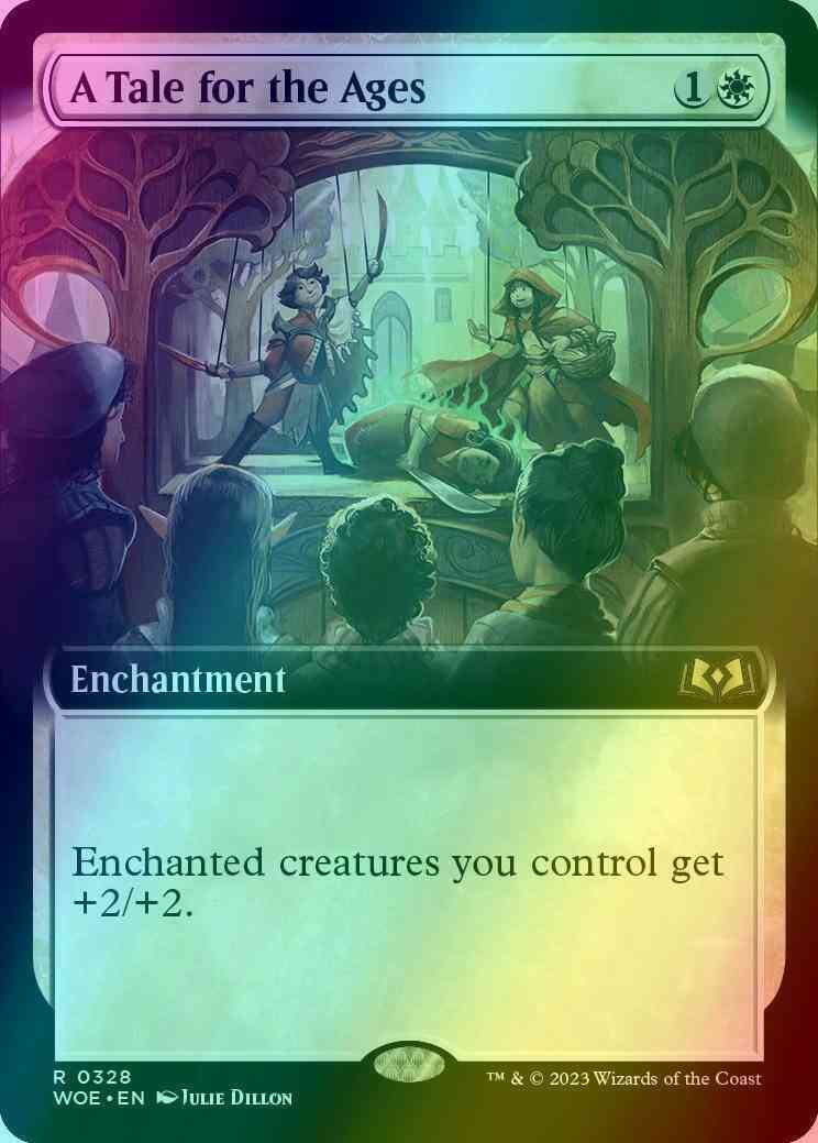 A Tale for the Ages [328] [Extended Art] [Wilds of Eldraine] [Foil]