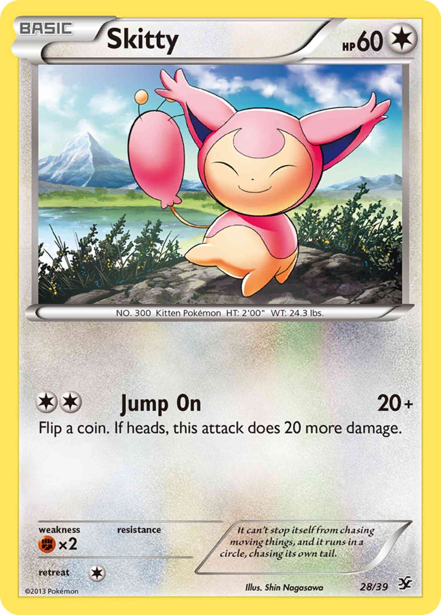 Skitty - 28/39 -  [xy0-28] [Non-Holo]