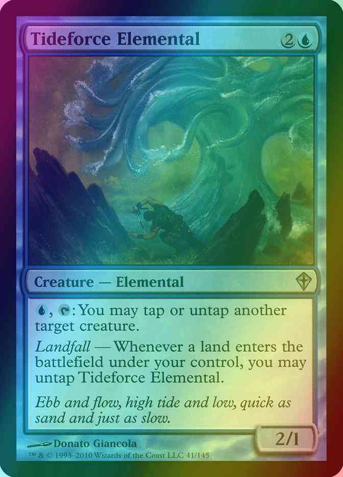 Tideforce Elemental [41] [Worldwake] [Foil]