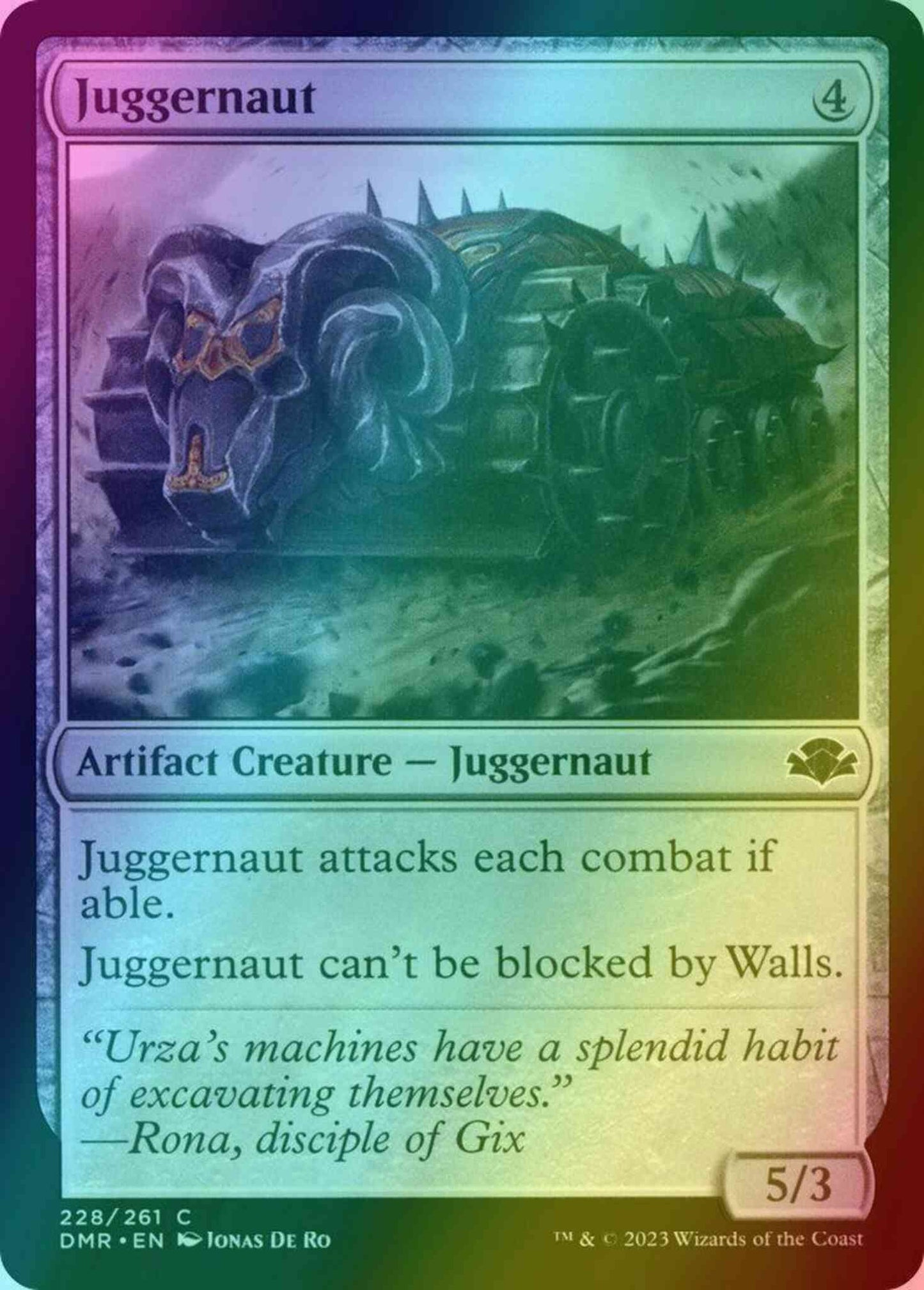 Juggernaut [228] [Dominaria Remastered] [Foil]