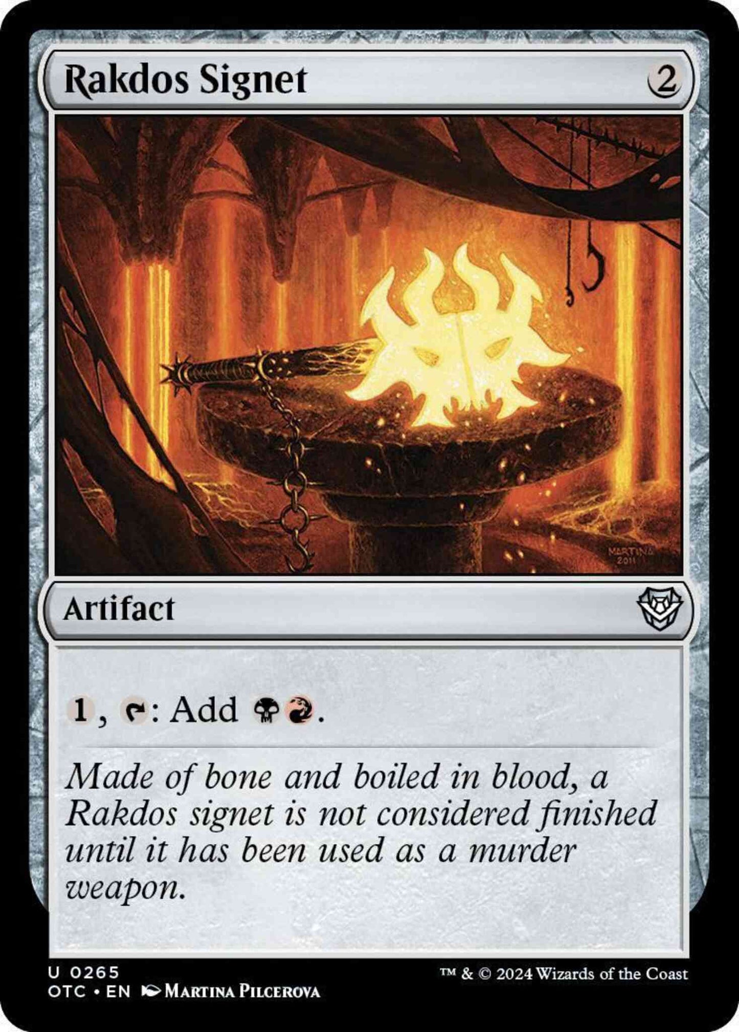 Rakdos Signet [265] [Outlaws of Thunder Junction: Commander] [Non-Foil]