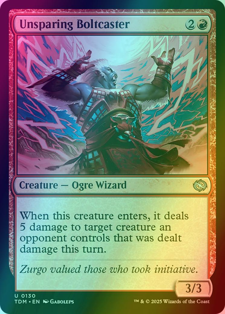 Unsparing Boltcaster [130] [Tarkir: Dragonstorm] [Foil]