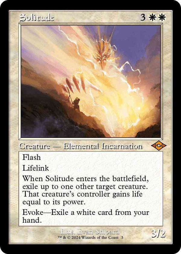 Solitude [3] [Retro Frame] [Modern Horizons Retro Reprints] [Foil]