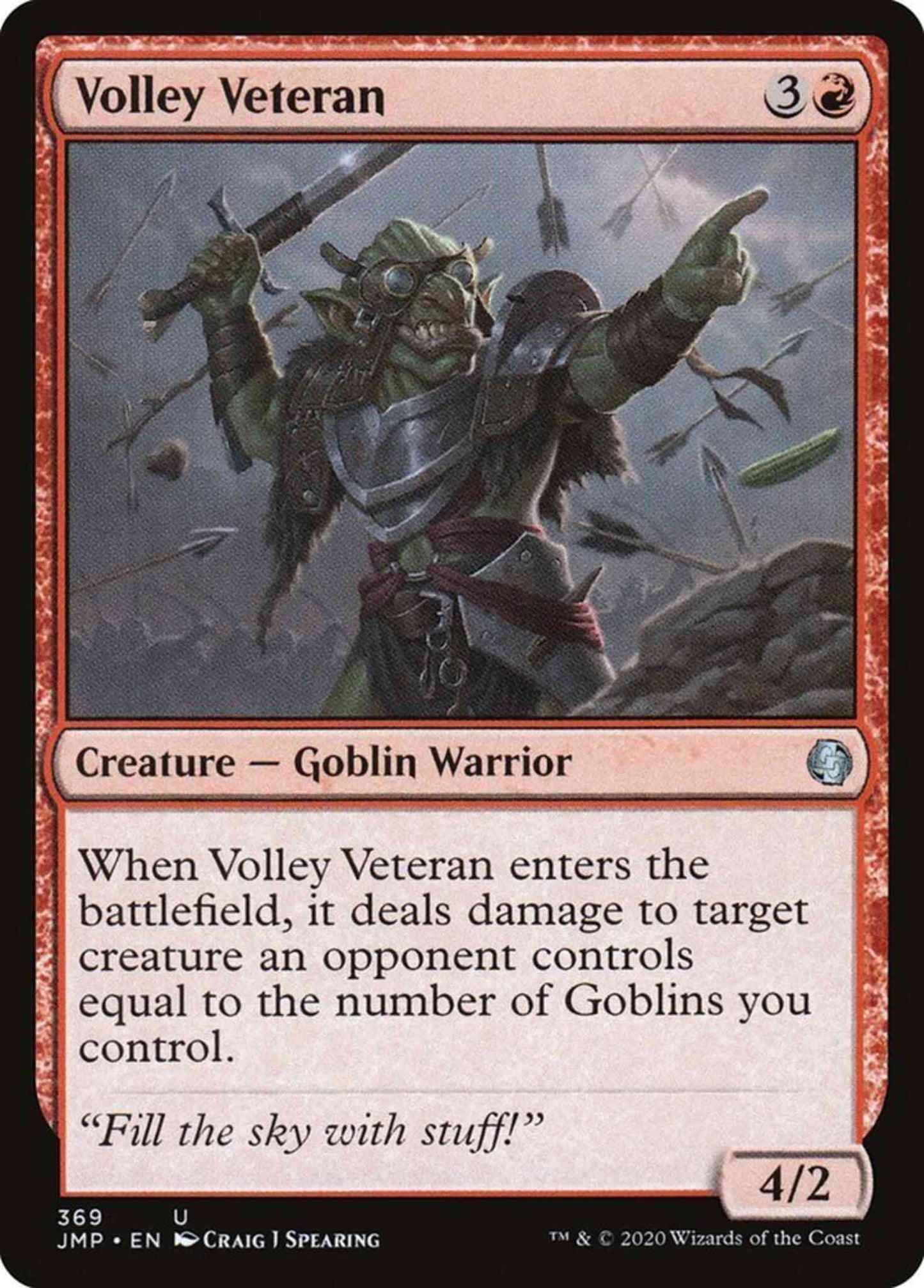 Volley Veteran [369] [Jumpstart] [Non-Foil]