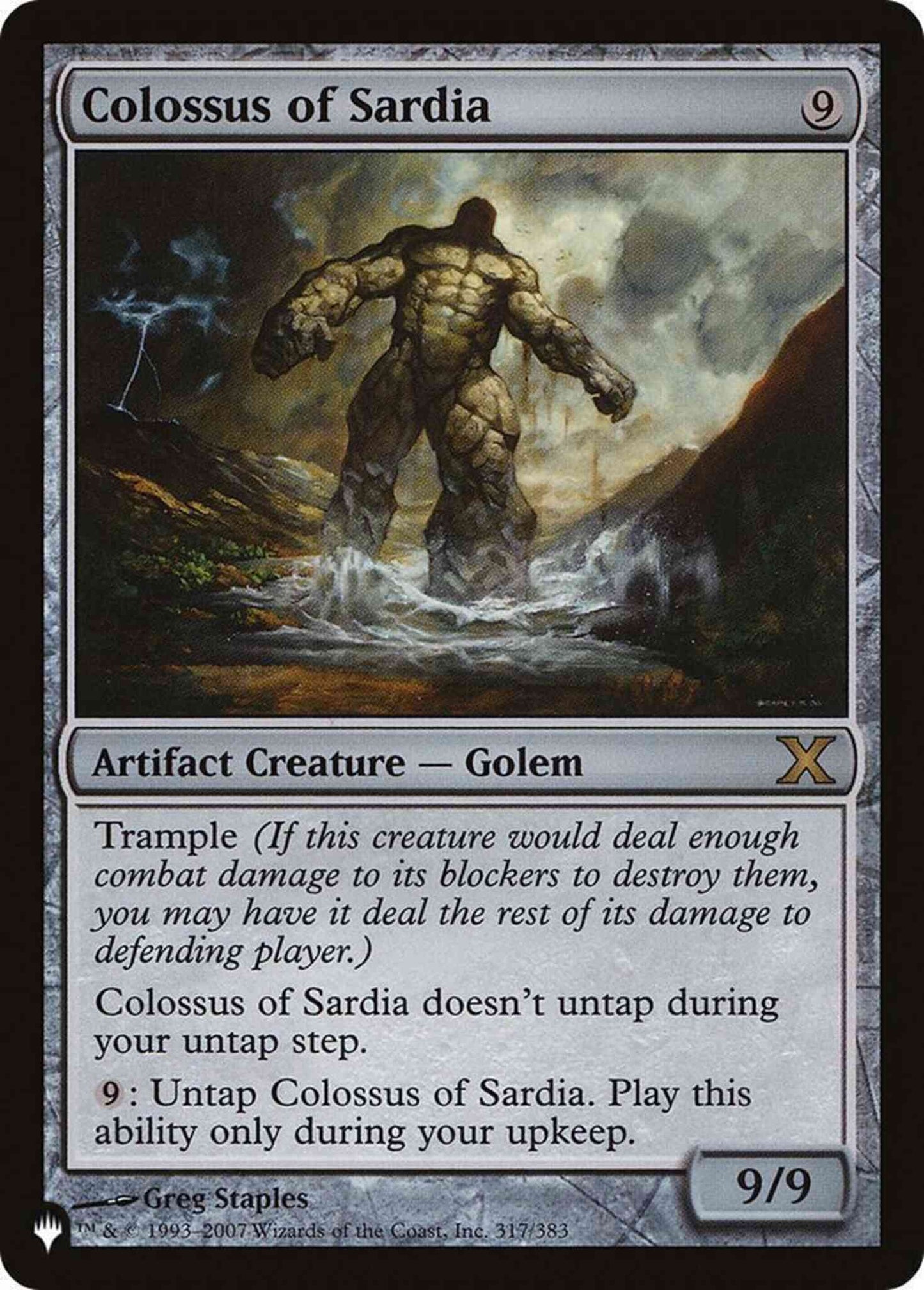 Colossus of Sardia [10E-317] [The List] [Non-Foil]