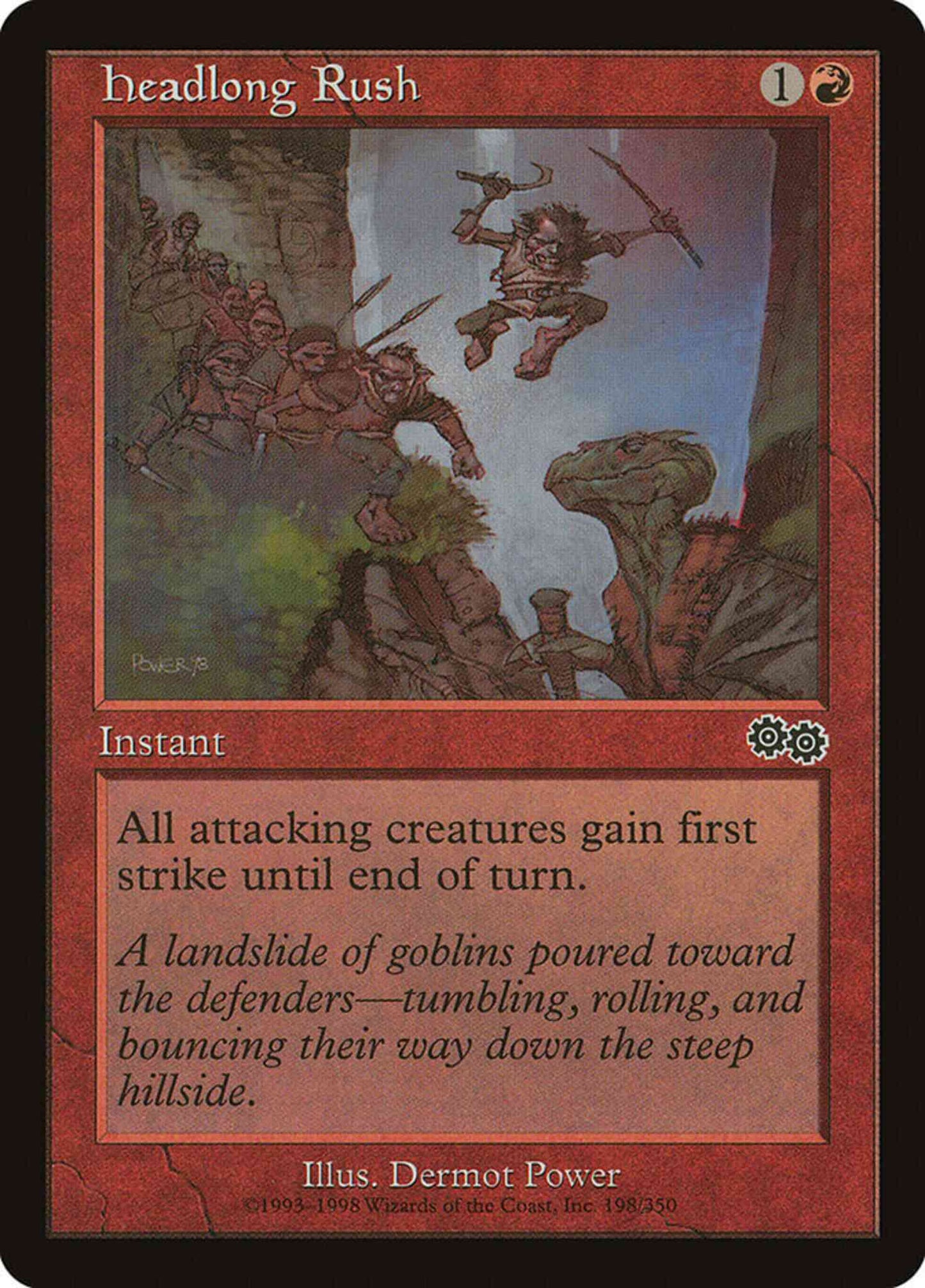 Headlong Rush [198] [Urza's Saga] [Non-Foil]