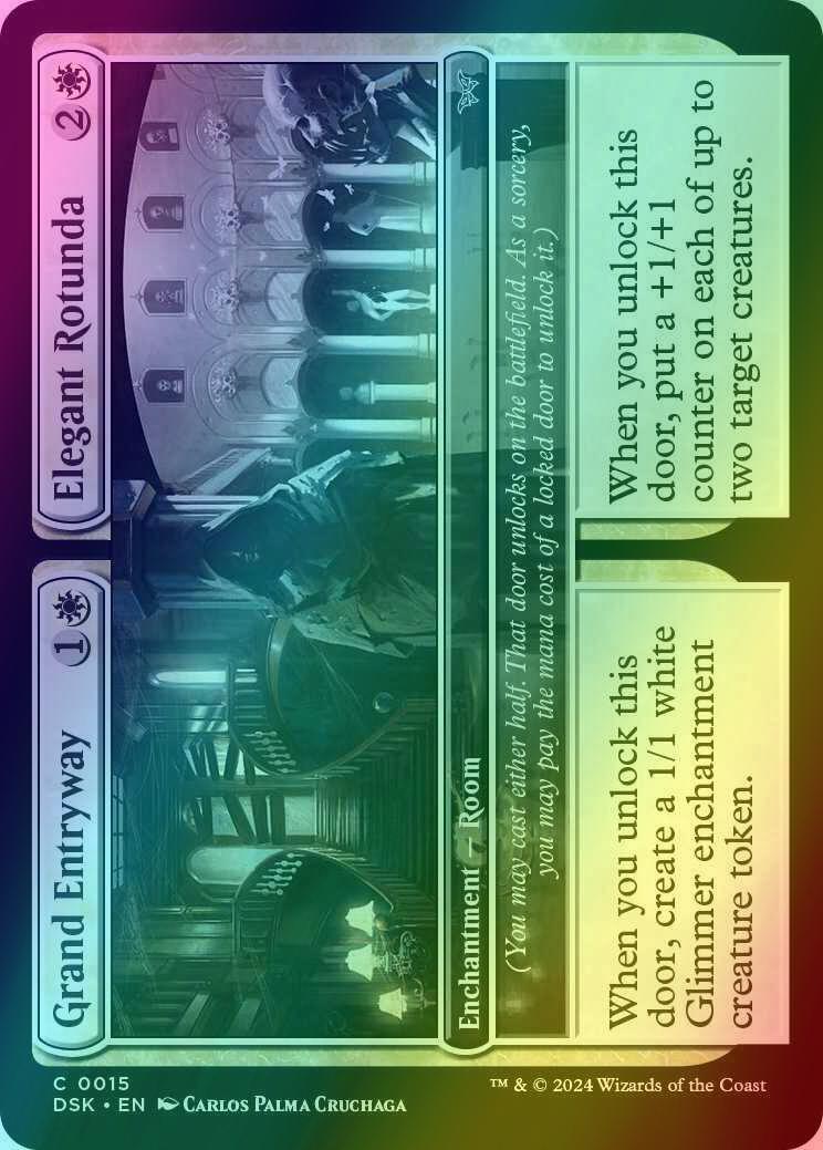 Grand Entryway // Elegant Rotunda [15] [Duskmourn: House of Horror] [Foil]