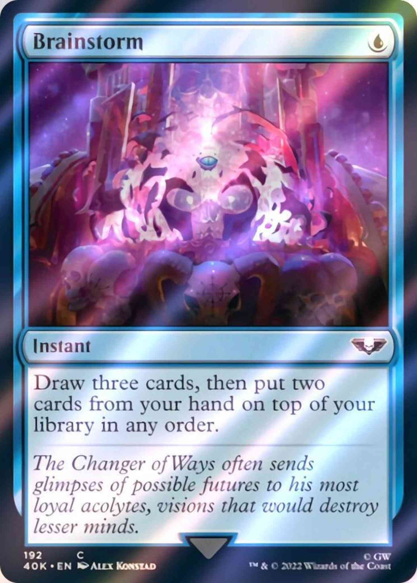 Brainstorm [192] [Universes Beyond: Warhammer 40,000] [Surge Foil]