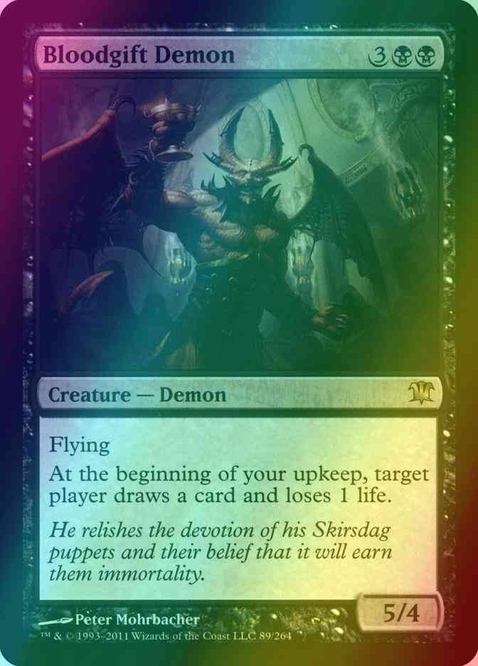 Bloodgift Demon [89] [Innistrad] [Foil]