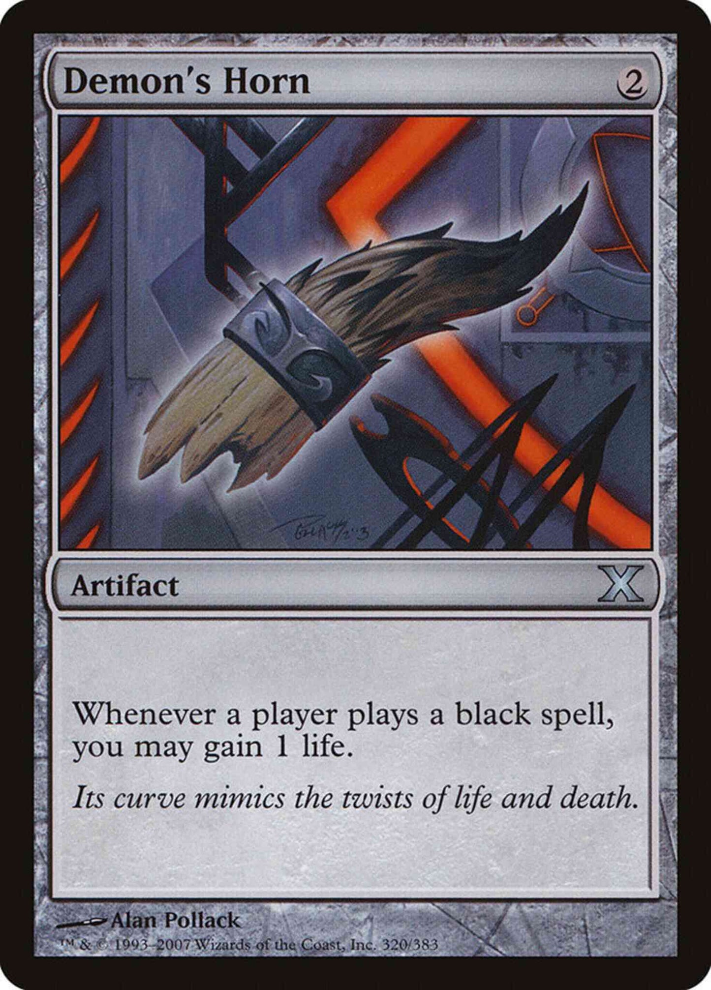 Demon's Horn [320] [Tenth Edition] [Non-Foil]