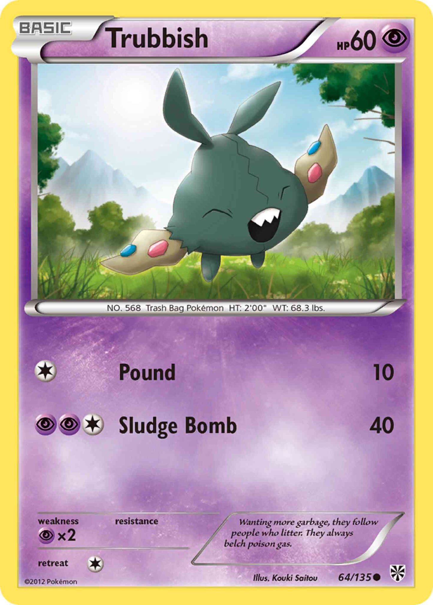Trubbish - 64/135 - Common [bw8-64] [Non-Holo]