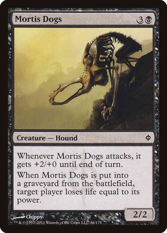Mortis Dogs [66] [New Phyrexia] [Non-Foil]