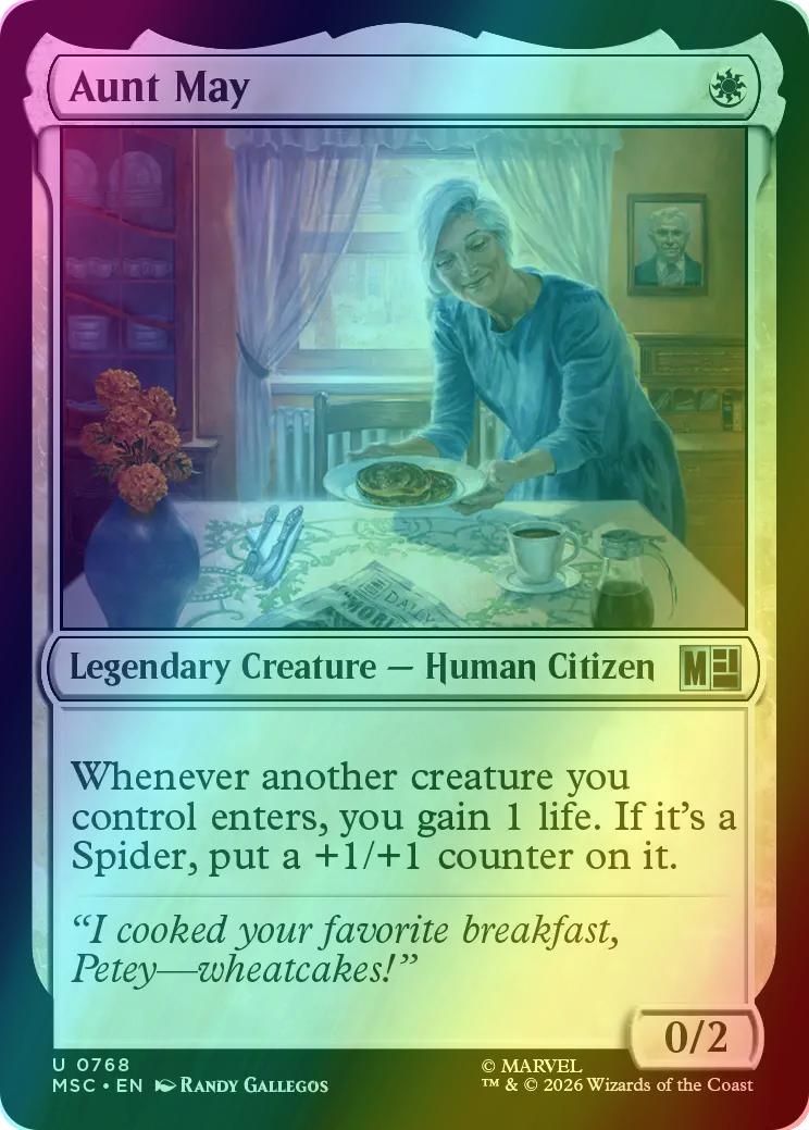 Aunt May [768] [Jumpstart] [Marvel Super Heroes: Commander] [Foil]