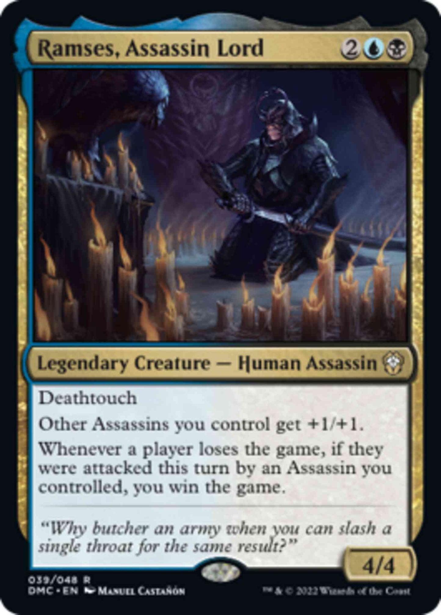 Ramses, Assassin Lord [39] [Legends Retold] [Dominaria United: Commander] [Non-Foil]