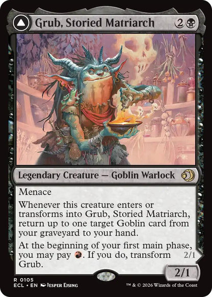 Grub, Storied Matriarch // Grub, Notorious Auntie [105] [Lorwyn Eclipsed] [Non-Foil]