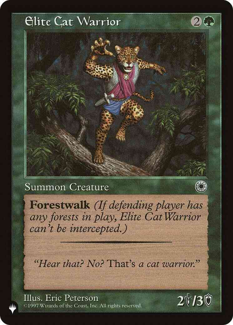 Elite Cat Warrior [POR-163] [The List] [Non-Foil]