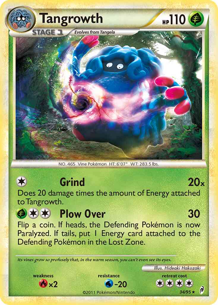 Tangrowth - 34/95 - Rare [col1-34] [Non-Holo]