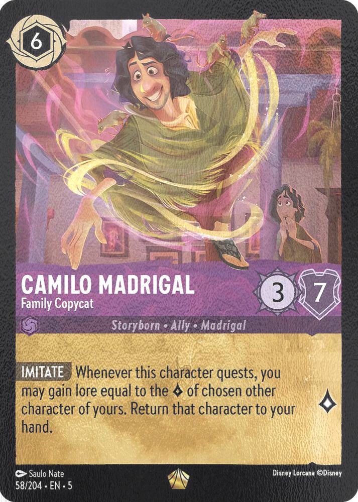 Camilo Madrigal - Family Copycat - 58/204 [Shimmering Skies] [Cold Foil]