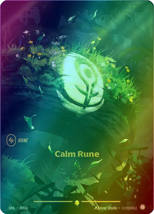 Calm Rune (Alternate Art) - R02a [Unleashed] [Foil]