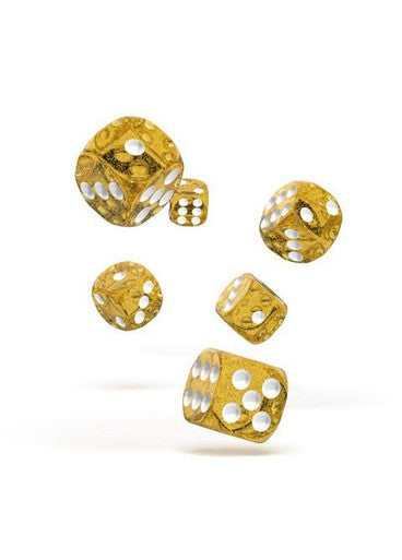 Oakie Doakie Dice - D6 Speckled Orange 16mm Set of 12