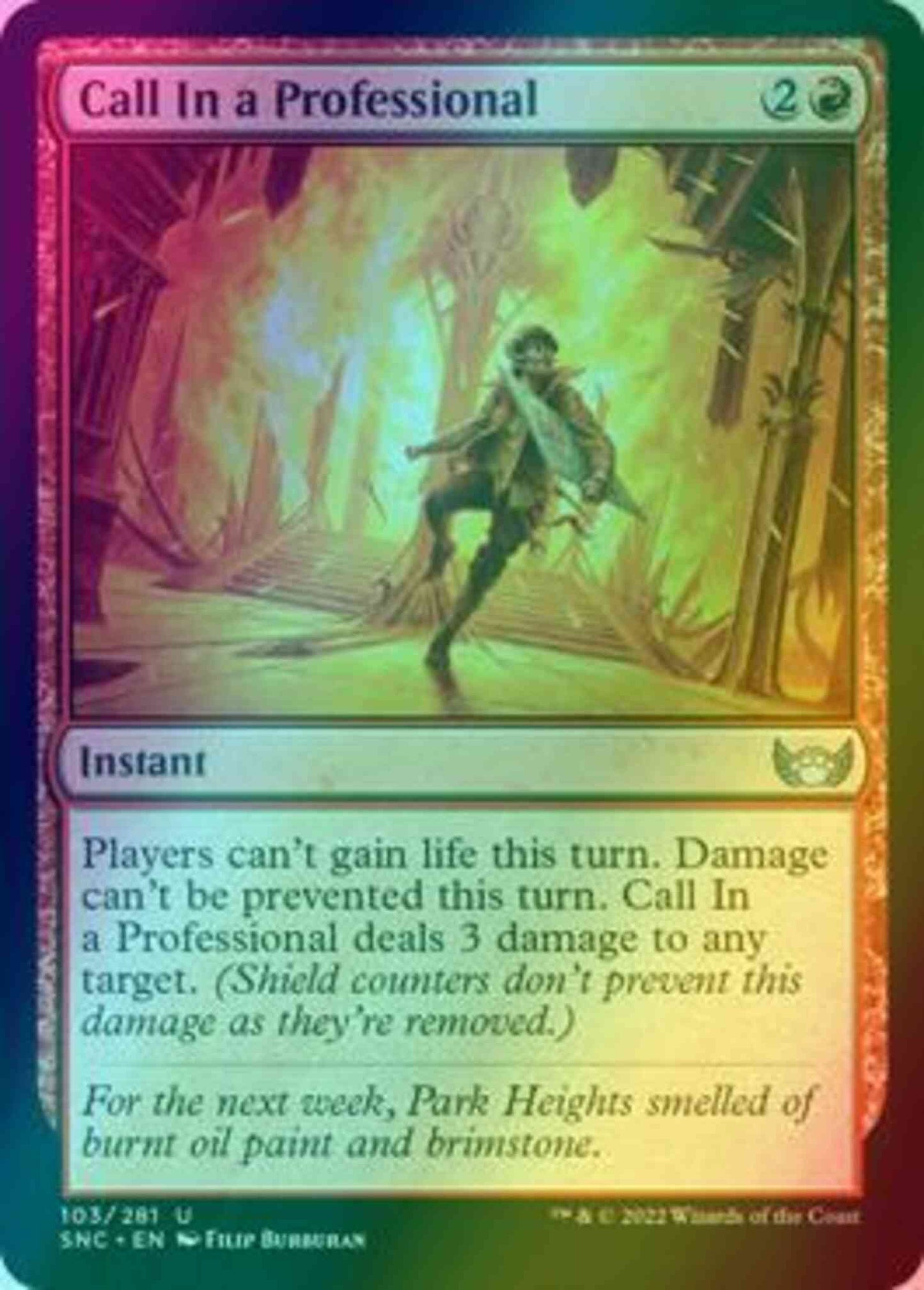 Call In a Professional [103] [Streets of New Capenna] [Foil]