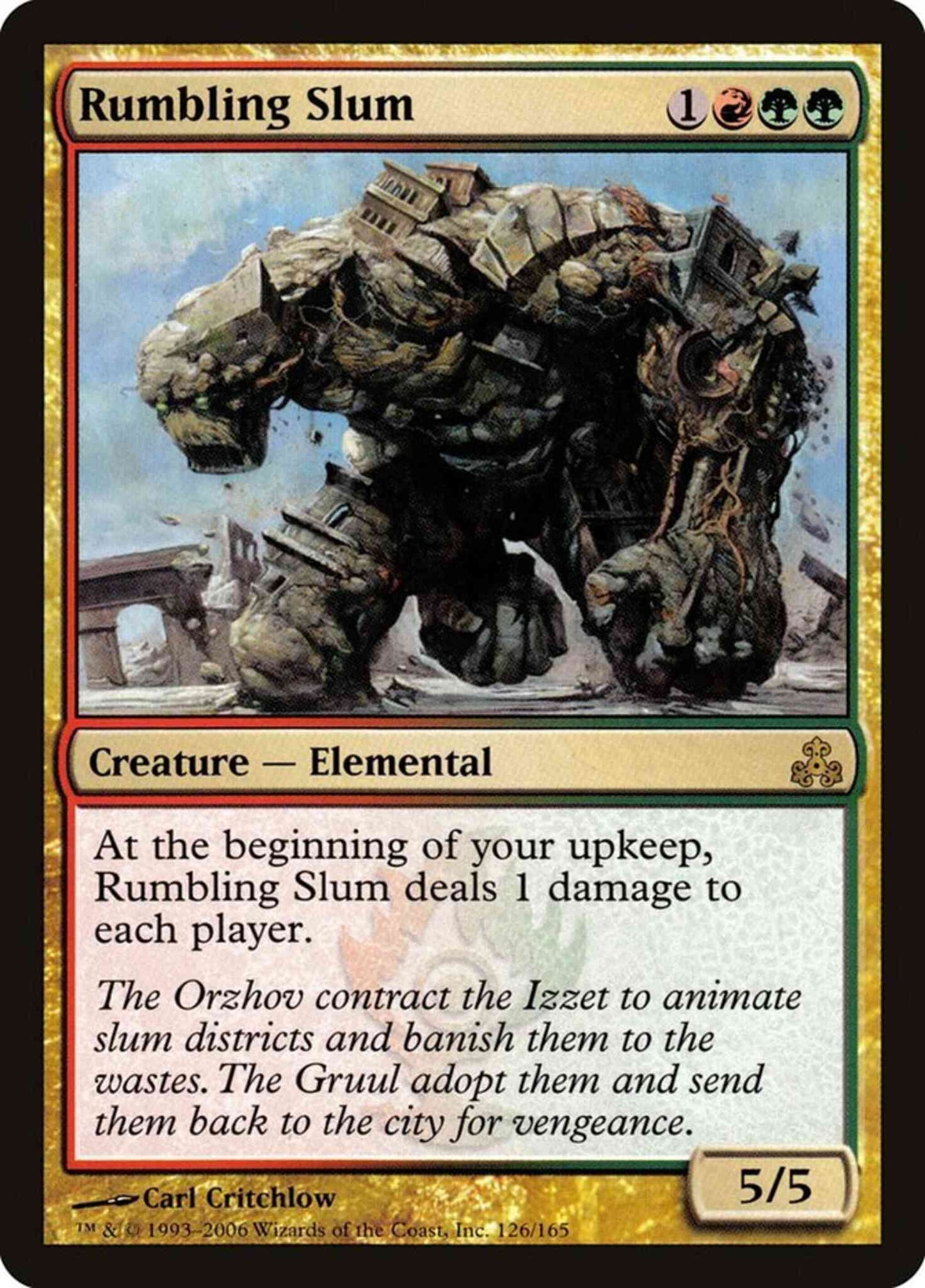 Rumbling Slum [126] [Guildpact] [Non-Foil]