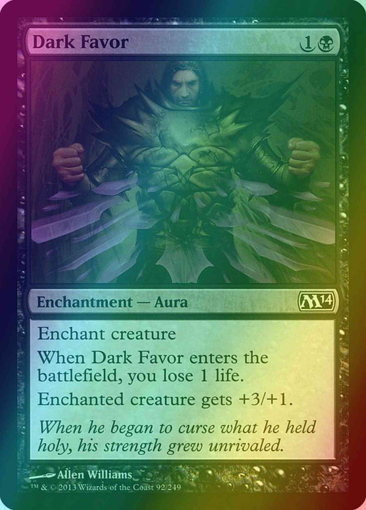 Dark Favor [92] [Magic 2014] [Foil]