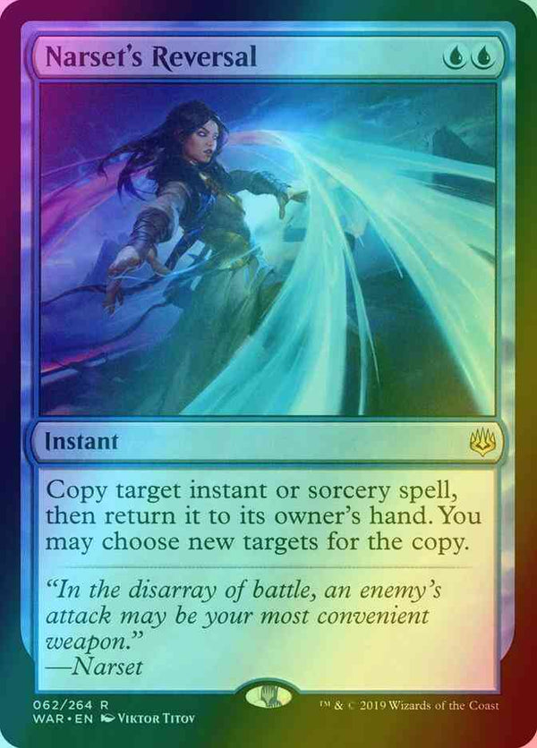 Narset's Reversal [62] [War of the Spark] [Foil]