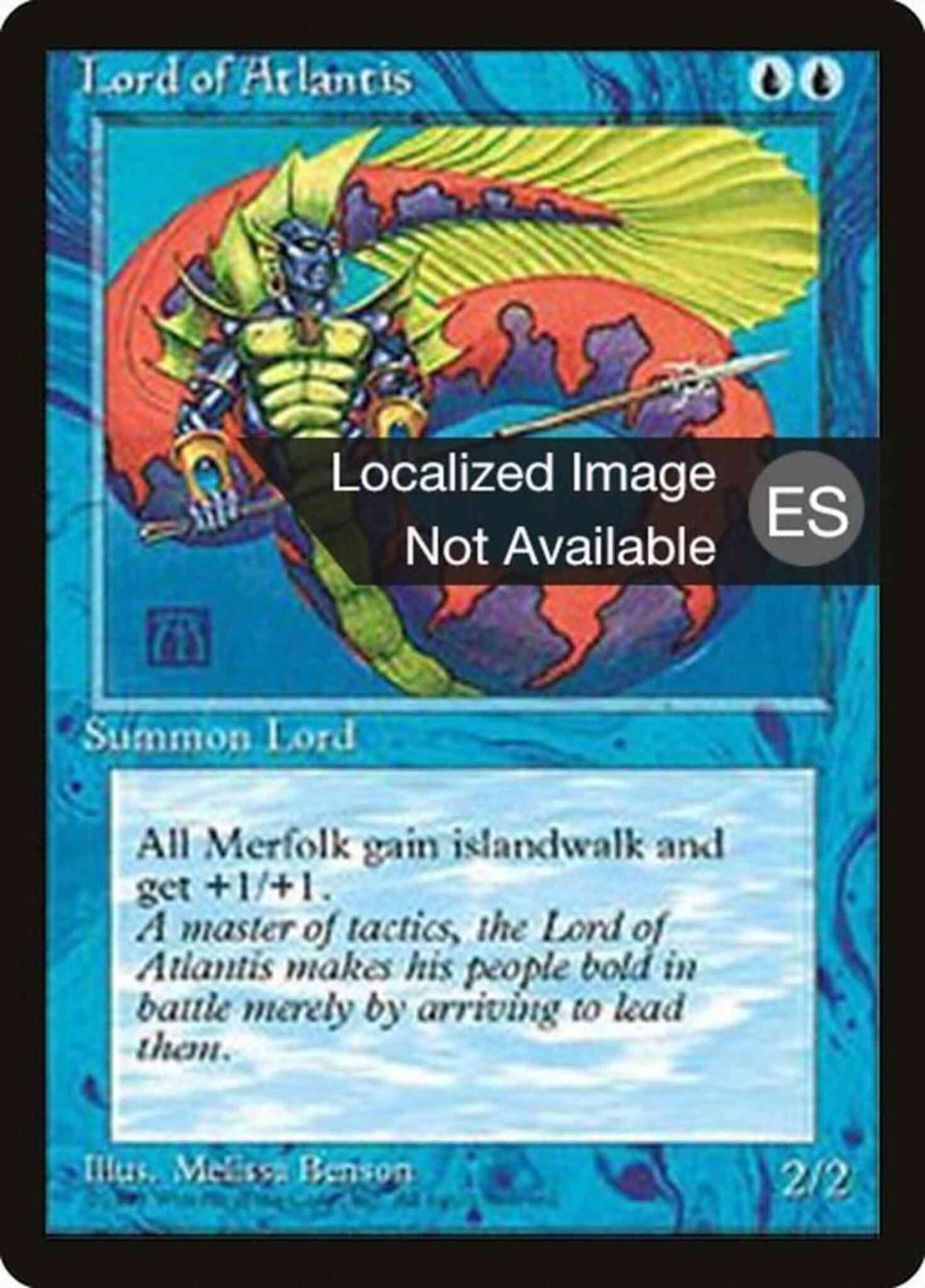 Lord of Atlantis - Spanish [82] [Fourth Edition Black Border: Spanish] [Non-Foil]