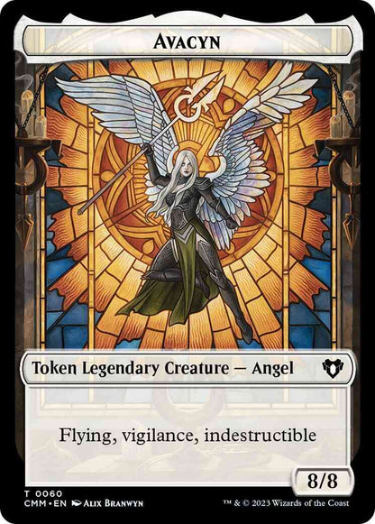 Avacyn Token (60) // Copy Token (54) [Commander Masters: Tokens] [Non-Foil]