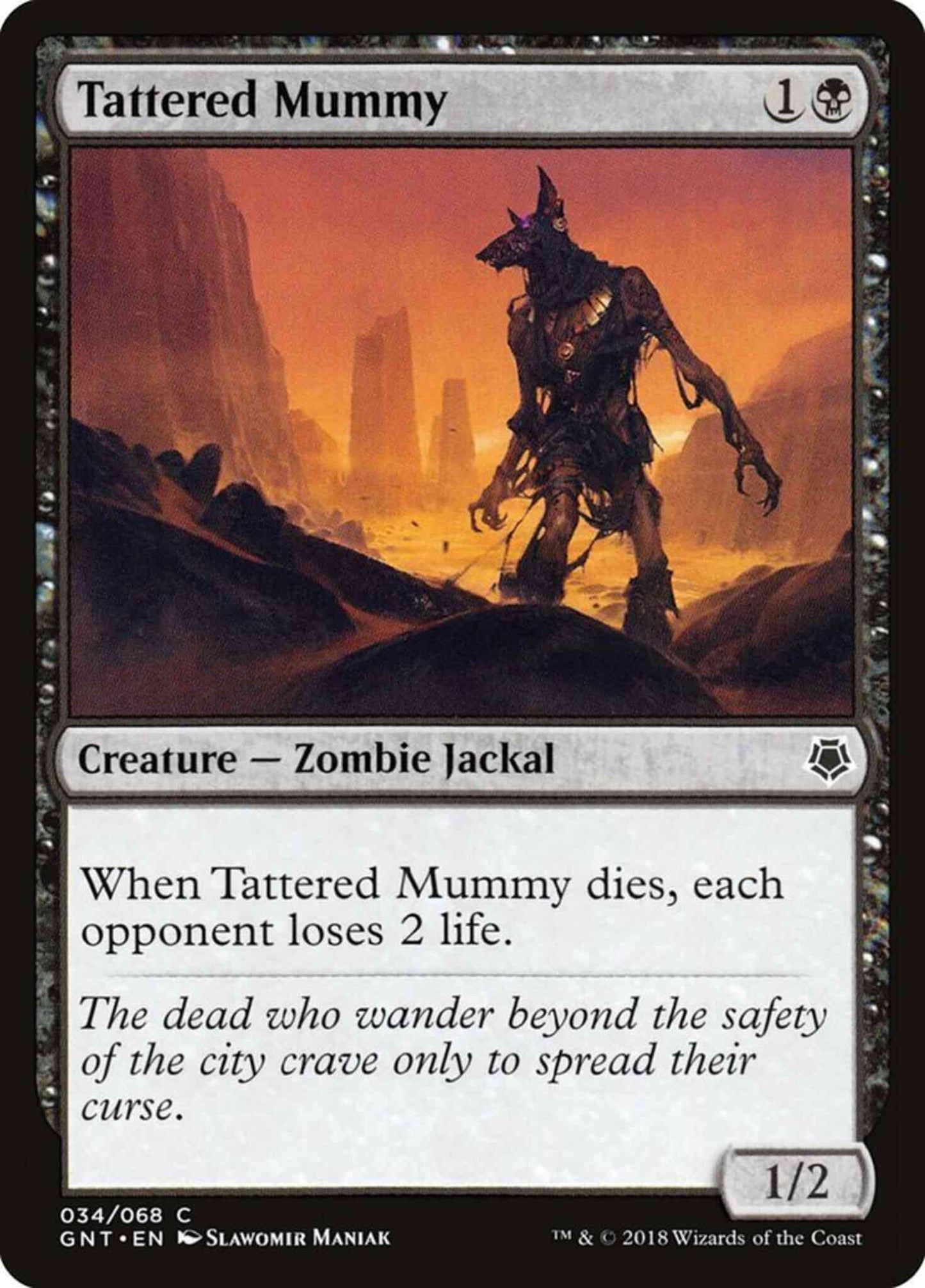 Tattered Mummy [34] [Game Night] [Non-Foil]