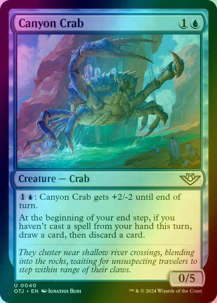 Canyon Crab [40] [Outlaws of Thunder Junction] [Foil]