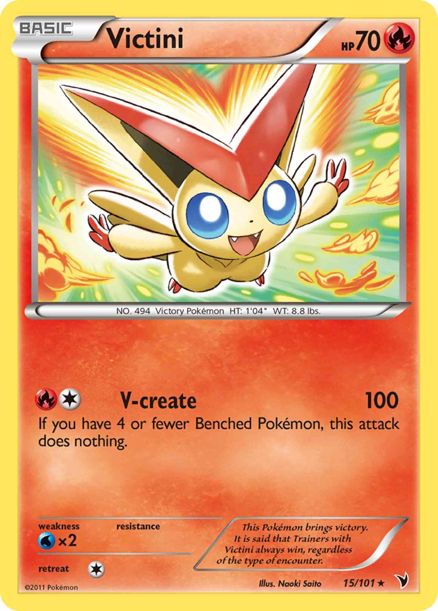 Victini - 15/101 - Rare Holo [bw3-15] [Holo]