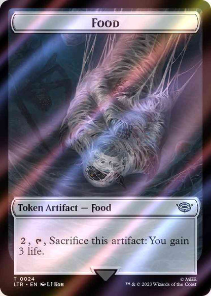 Food Token (24) // Spirit Token (16) [The Lord of the Rings: Tales of Middle-earth: Tokens] [Surge Foil]