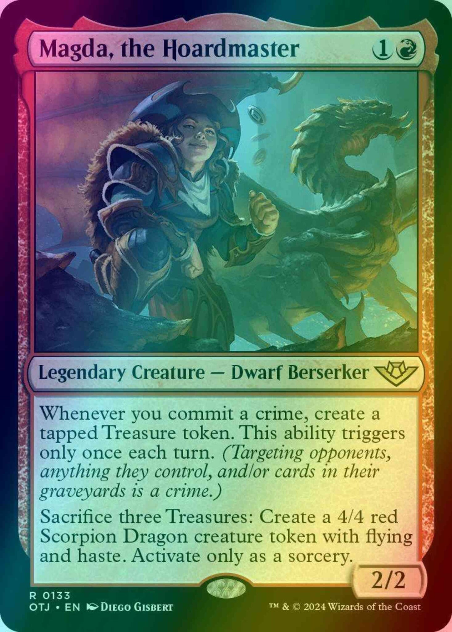 Magda, the Hoardmaster [133] [Outlaws of Thunder Junction] [Foil]