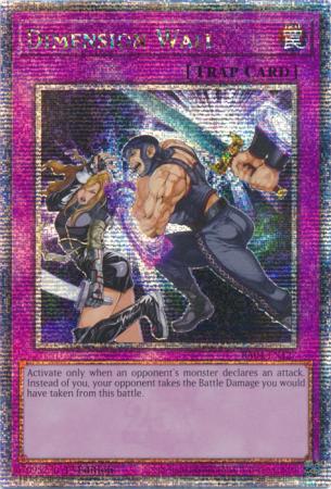 Dimension Wall - RA04-EN127 - Quarter Century Secret Rare - 1st Edition
