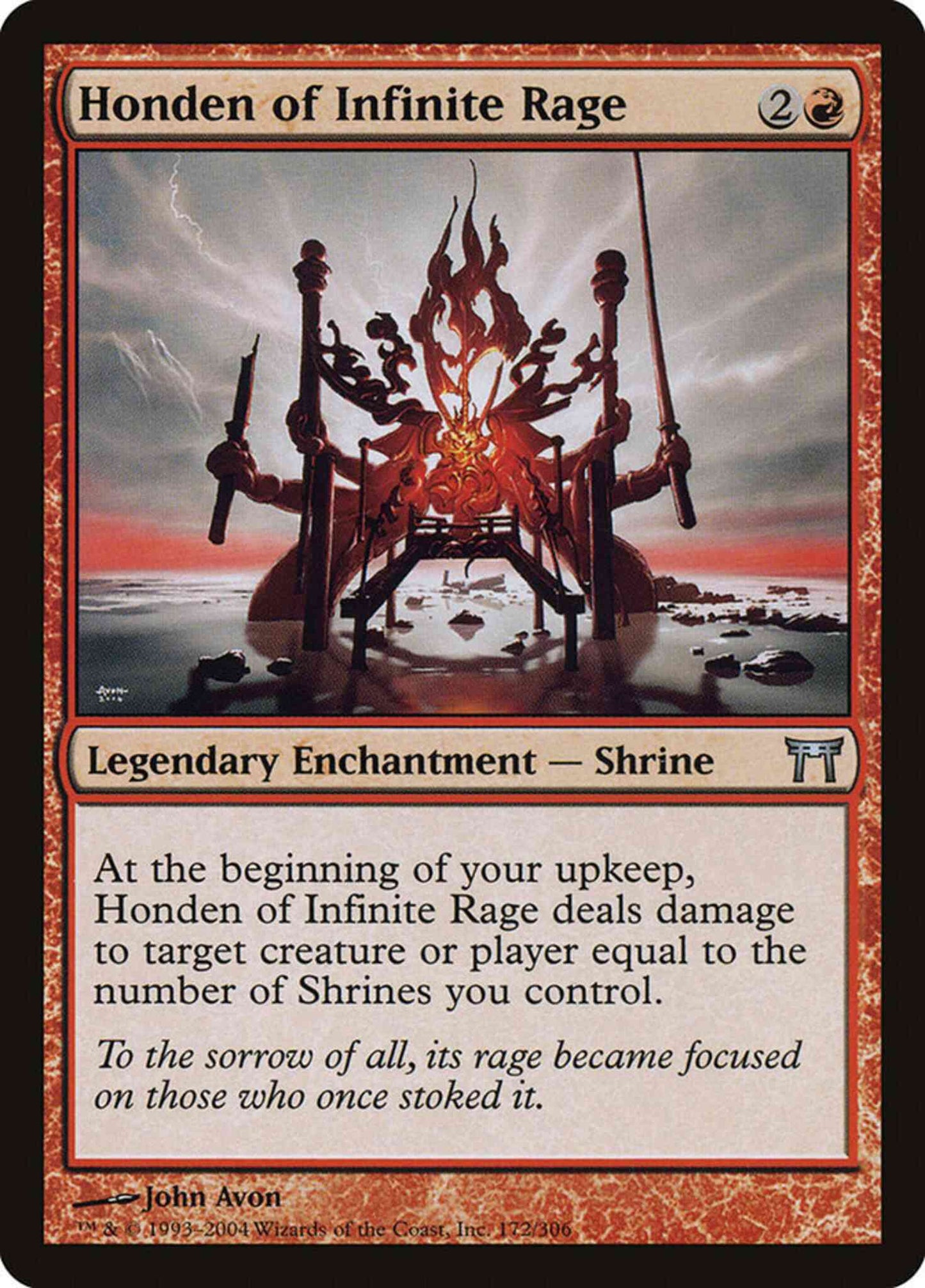 Honden of Infinite Rage [172] [Champions of Kamigawa] [Non-Foil]