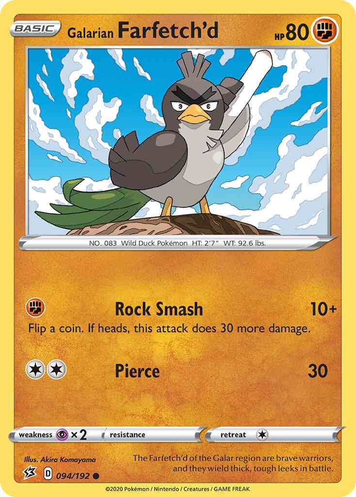 Galarian Farfetch'd - 094/192 - Common [swsh2-094] [Non-Holo]