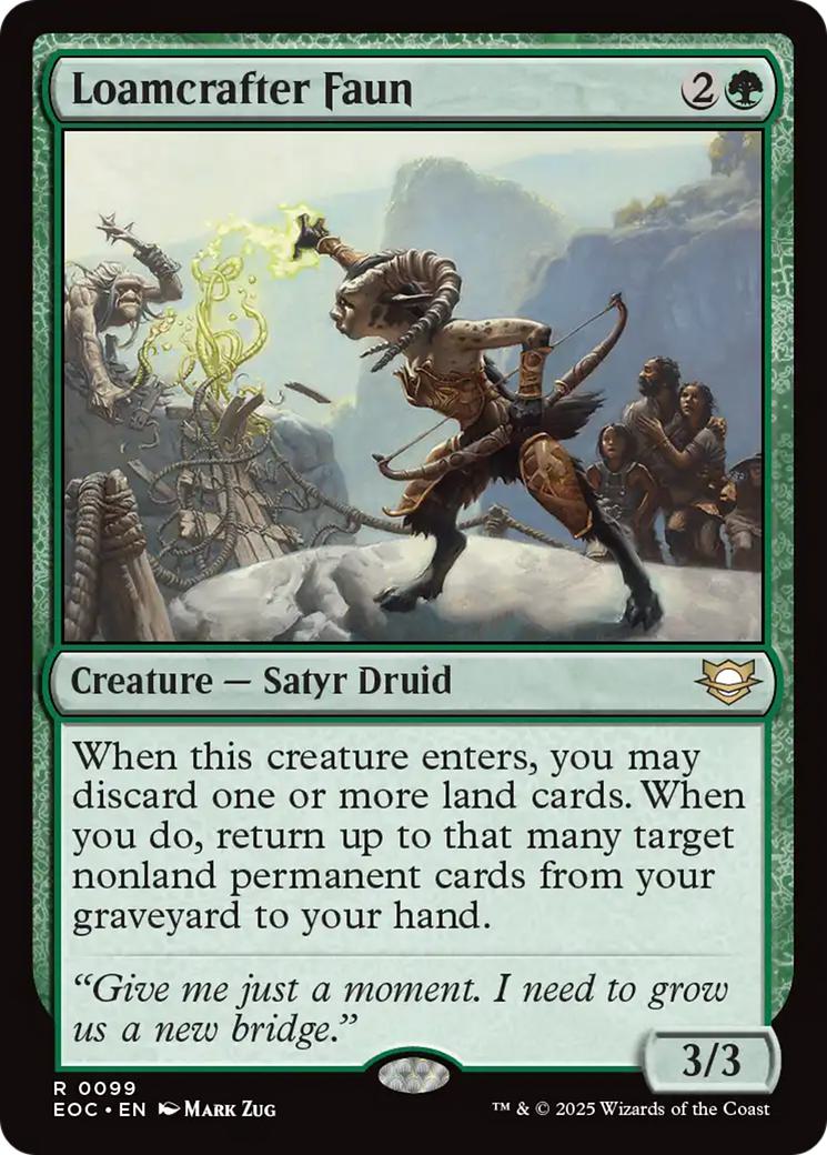 Loamcrafter Faun [99] [Edge of Eternities: Commander] [Non-Foil]