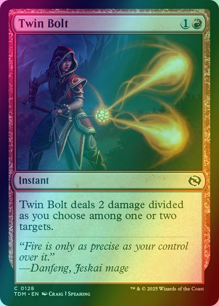 Twin Bolt [128] [Tarkir: Dragonstorm] [Foil]