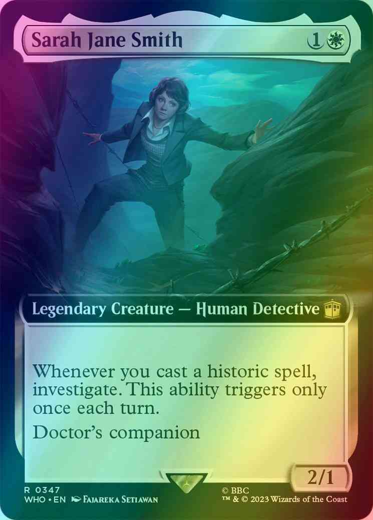 Sarah Jane Smith [347] [Extended Art] [Universes Beyond: Doctor Who] [Foil]