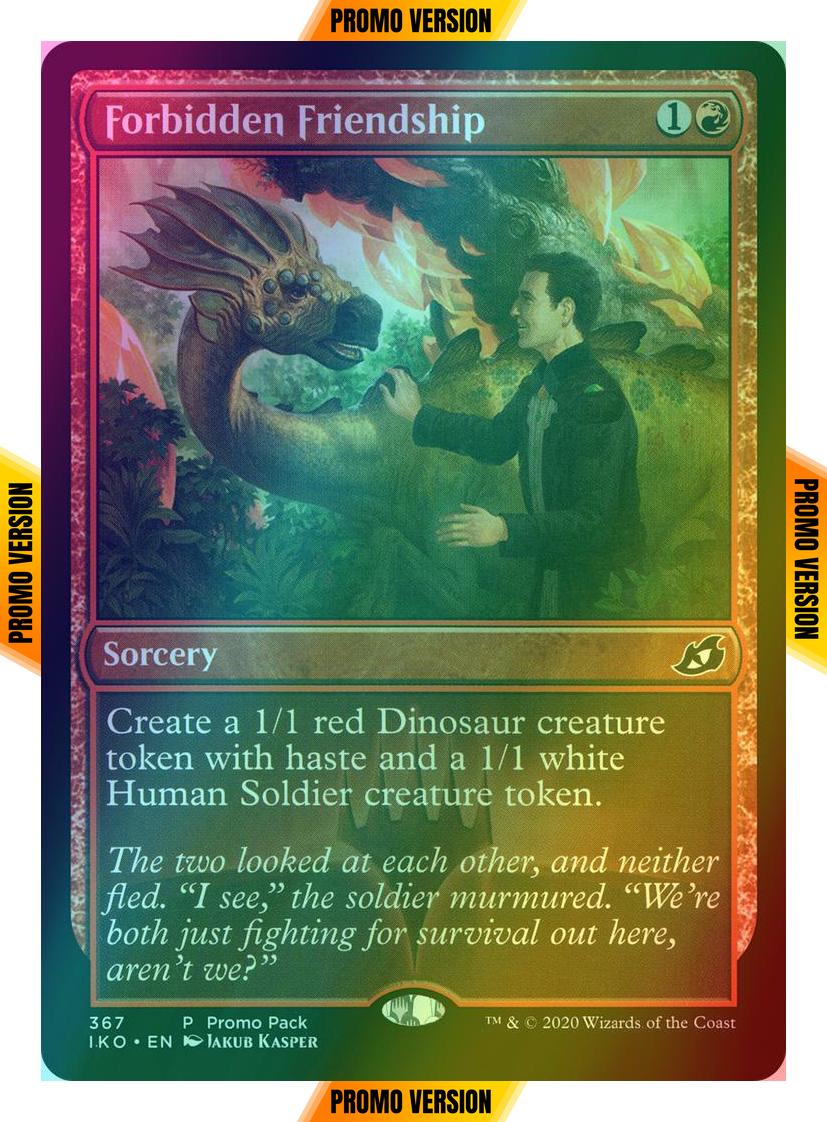 Forbidden Friendship [367] [Dark Frame Promo Pack] [Ikoria: Lair of Behemoths] [Foil]