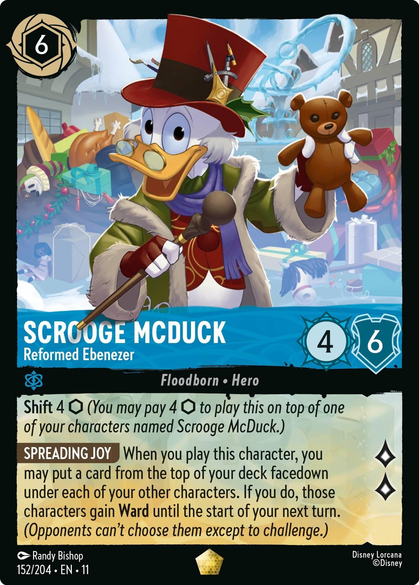 Scrooge McDuck - Reformed Ebenezer - 152/204 [Winterspell] [Non-Foil]
