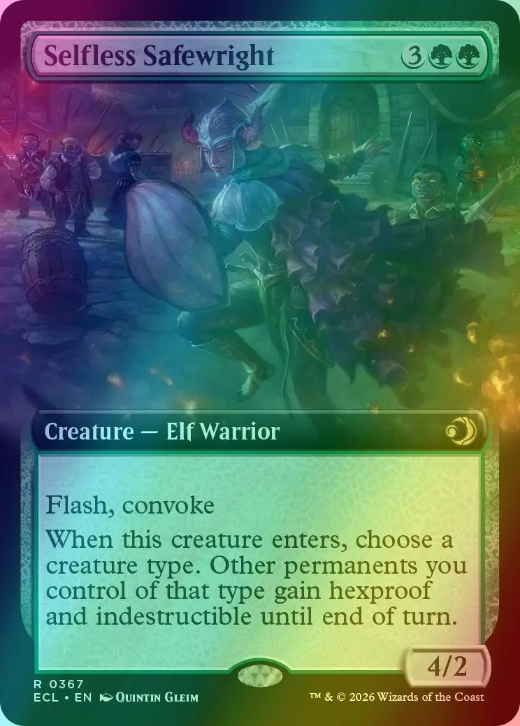 Selfless Safewright [367] [Extended Art] [Lorwyn Eclipsed] [Foil]
